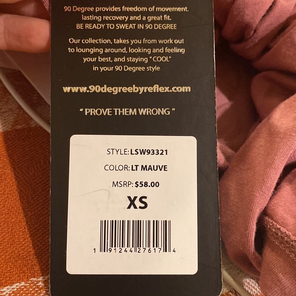 90 Degree Athletic Long Sleeves Top - Picture 8 of 8